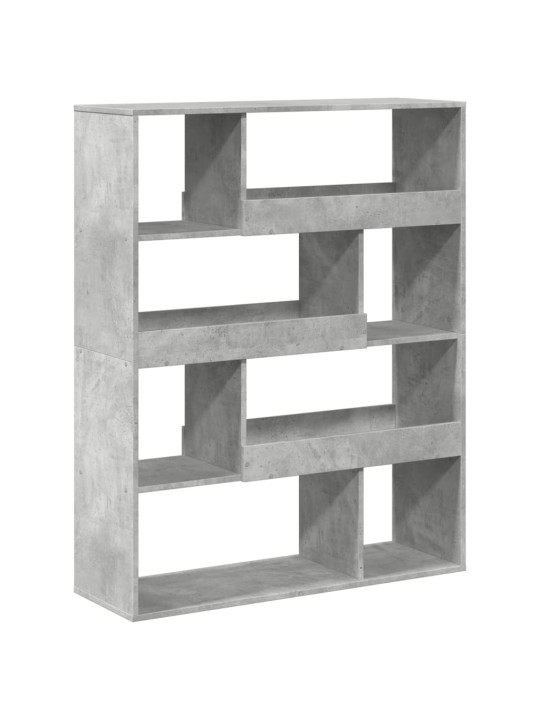 Dělicí stěna betonově šedá 100 x 33 x 125,5 cm kompozitní dřevo