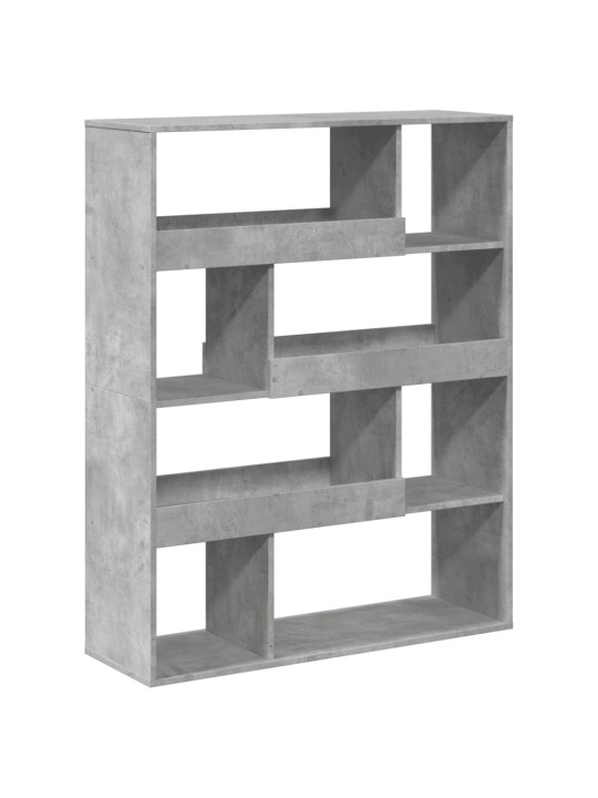 Dělicí stěna betonově šedá 100 x 33 x 125,5 cm kompozitní dřevo