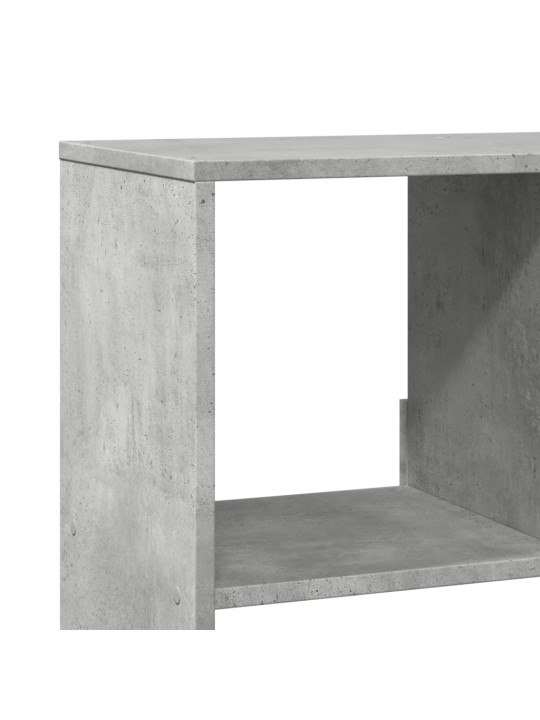 Dělicí stěna betonově šedá 100 x 33 x 125,5 cm kompozitní dřevo