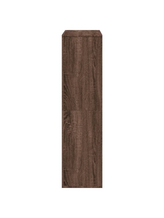 Dělicí stěna hnědý dub 100 x 33 x 125,5 cm kompozitní dřevo