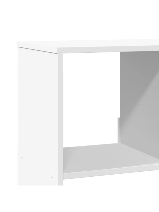 Dělicí stěna bílá 100 x 33 x 187,5 cm kompozitní dřevo