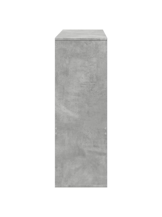 Dělicí stěna betonově šedá 100 x 33 x 94,5 cm kompozitní dřevo