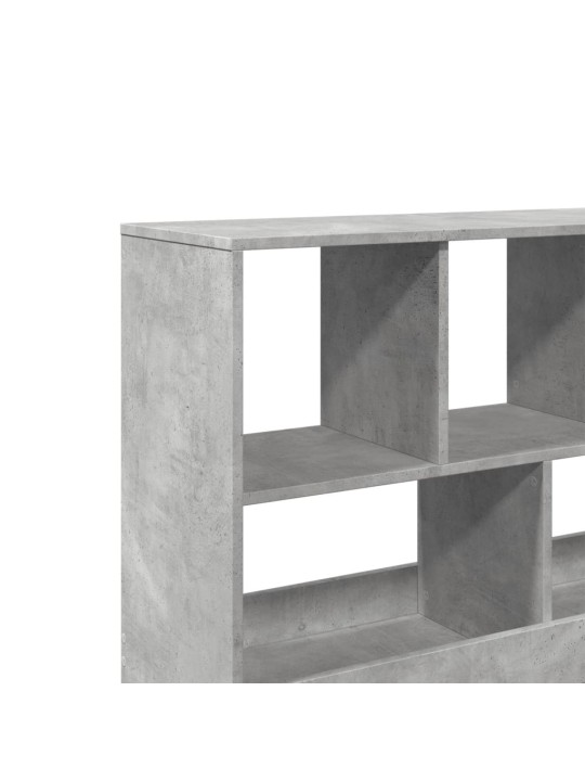 Dělicí stěna betonově šedá 100 x 33 x 94,5 cm kompozitní dřevo