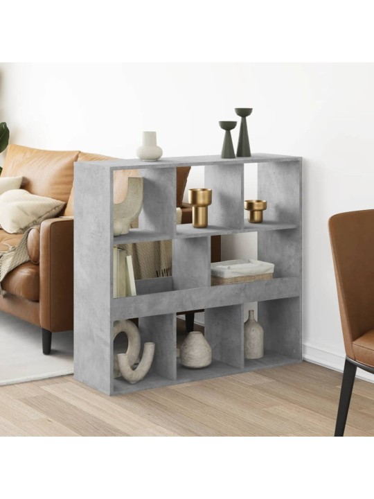 Dělicí stěna betonově šedá 100 x 33 x 94,5 cm kompozitní dřevo