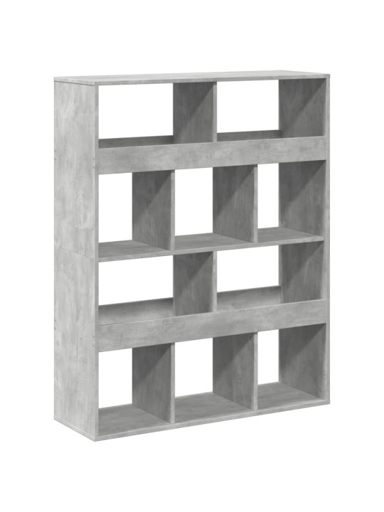 Dělicí stěna betonově šedá 100 x 33 x 125,5 cm kompozitní dřevo