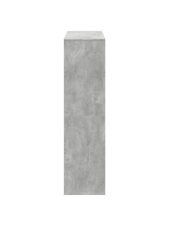 Dělicí stěna betonově šedá 100 x 33 x 125,5 cm kompozitní dřevo