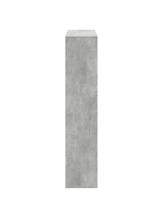 Dělicí stěna betonově šedá 100 x 33 x 156,5 cm kompozitní dřevo