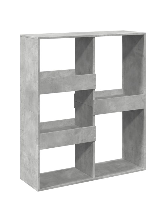 Dělicí stěna betonově šedá 100 x 33 x 115 cm kompozitní dřevo