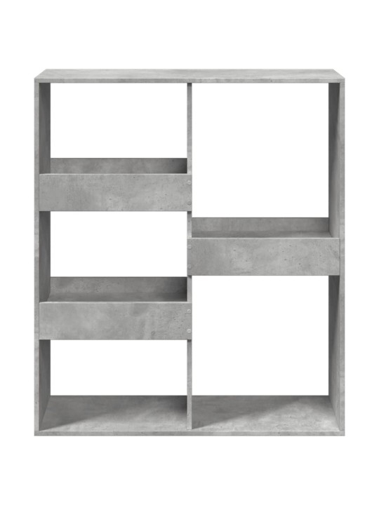 Dělicí stěna betonově šedá 100 x 33 x 115 cm kompozitní dřevo