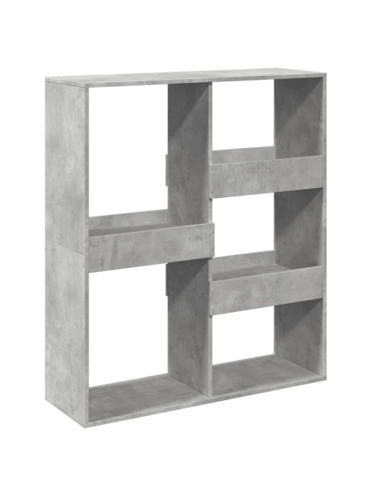 Dělicí stěna betonově šedá 100 x 33 x 115 cm kompozitní dřevo