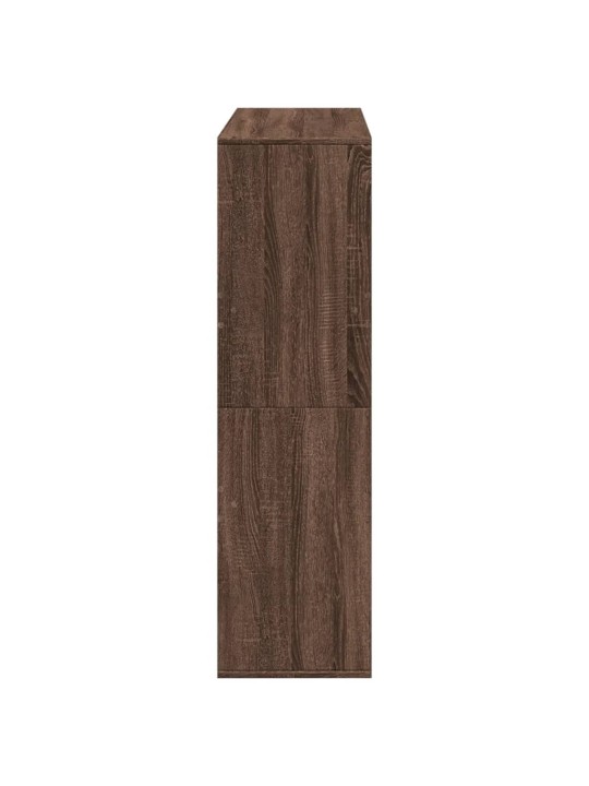 Dělicí stěna hnědý dub 100 x 33 x 115 cm kompozitní dřevo
