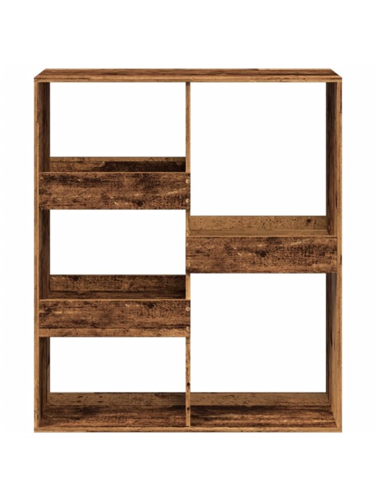 Dělicí stěna old wood 100 x 33 x 115 cm kompozitní dřevo