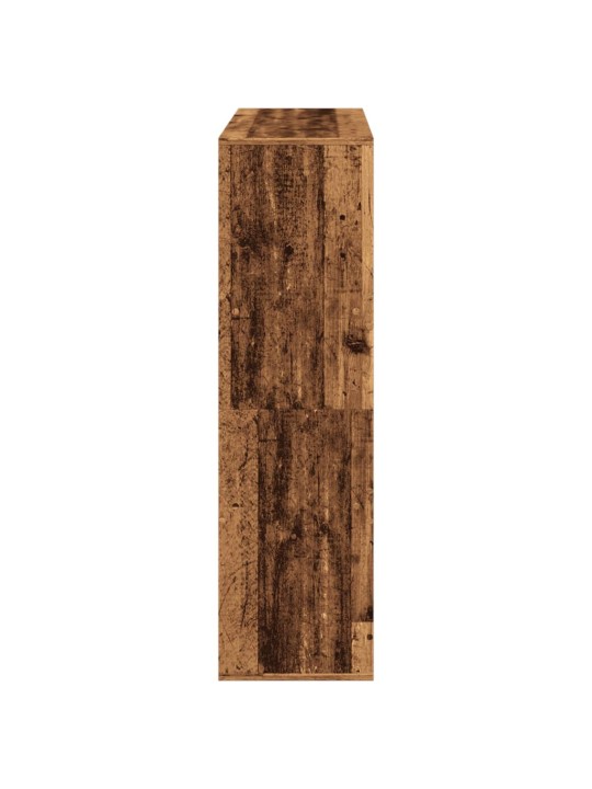 Dělicí stěna old wood 100 x 33 x 115 cm kompozitní dřevo