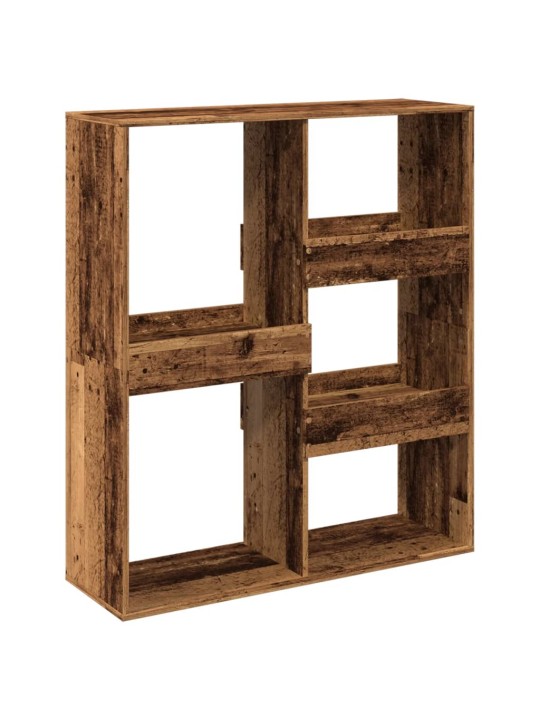 Dělicí stěna old wood 100 x 33 x 115 cm kompozitní dřevo