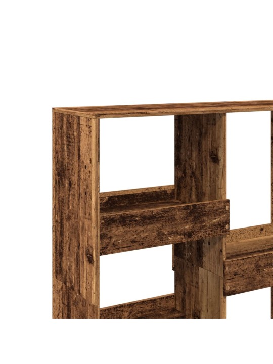 Dělicí stěna old wood 100 x 33 x 115 cm kompozitní dřevo
