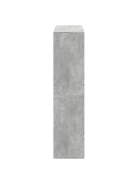 Dělicí stěna betonově šedá 100 x 33 x 135 cm kompozitní dřevo