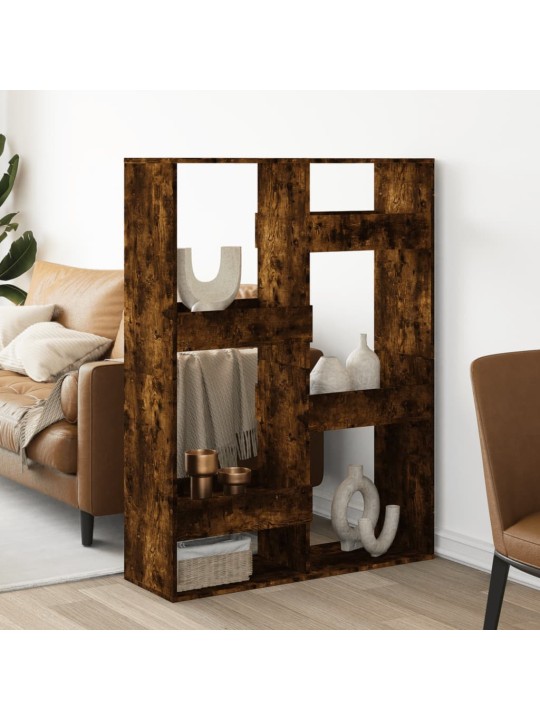 Dělící stěna kouřový dub 100 x 33 x 135 cm kompozitní dřevo