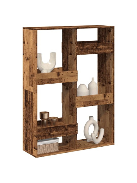 Dělicí stěna old wood 100 x 33 x 135 cm kompozitní dřevo