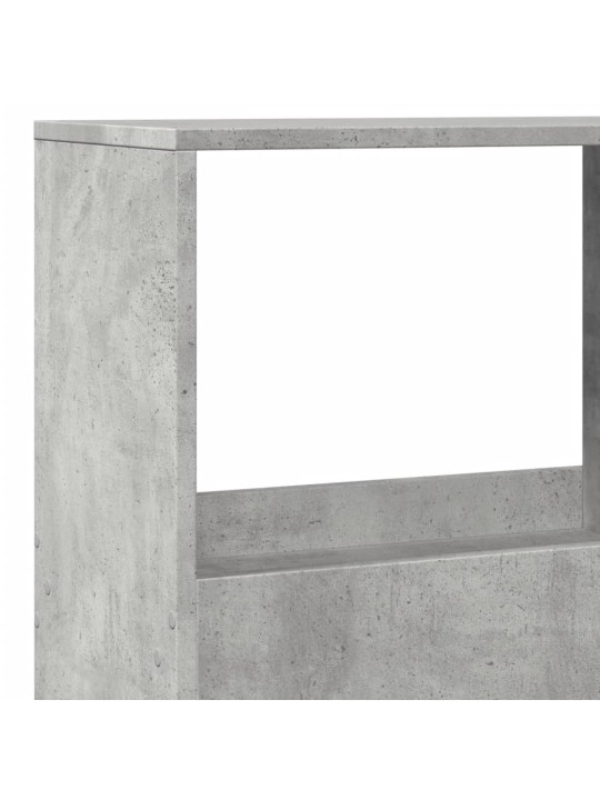 Dělicí stěna betonově šedá 100 x 33 x 155,5 cm kompozitní dřevo