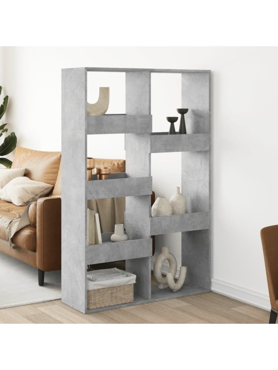 Dělicí stěna betonově šedá 100 x 33 x 155,5 cm kompozitní dřevo