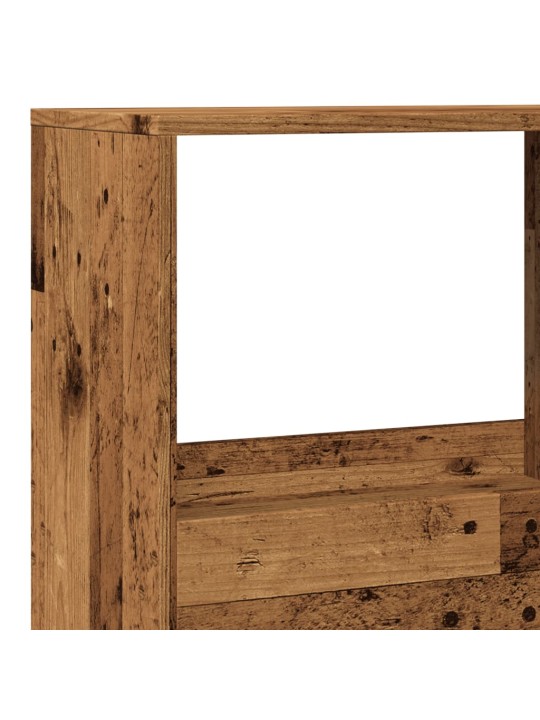 Dělicí stěna old wood 100 x 33 x 155,5 cm kompozitní dřevo