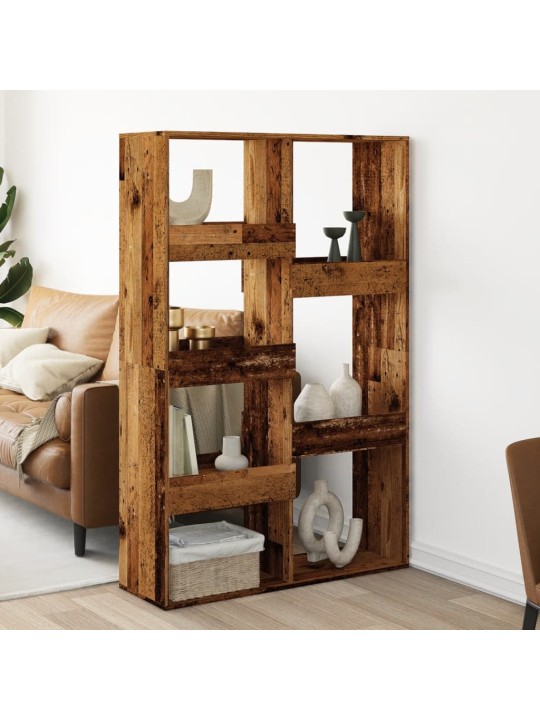 Dělicí stěna old wood 100 x 33 x 155,5 cm kompozitní dřevo