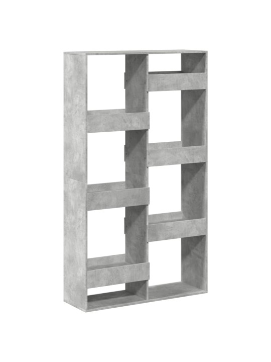 Dělicí stěna betonově šedá 100 x 33 x 175 cm kompozitní dřevo