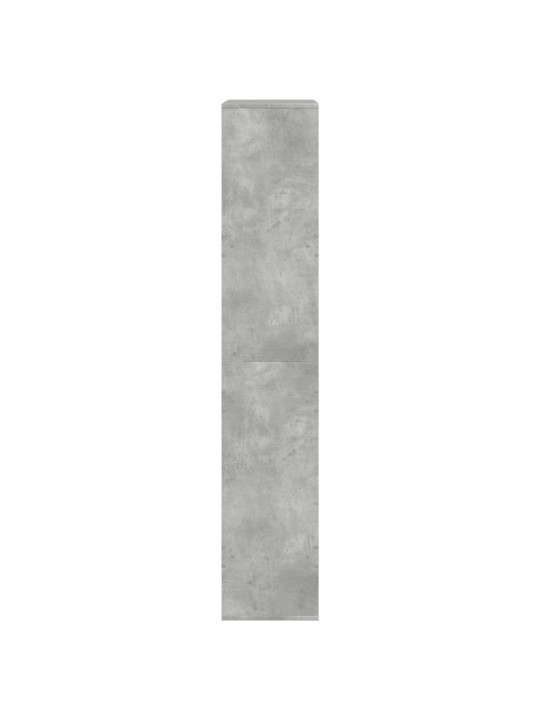 Dělicí stěna betonově šedá 100 x 33 x 175 cm kompozitní dřevo