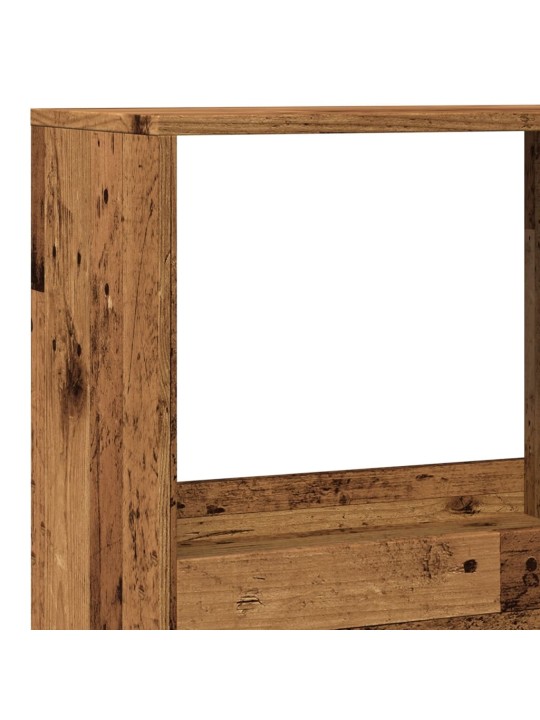 Dělicí stěna old wood 100 x 33 x 175 cm kompozitní dřevo