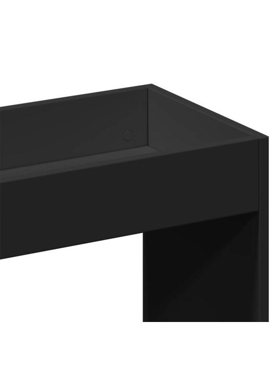 Skříň highboard černá 63 x 33 x 180 cm kompozitní dřevo