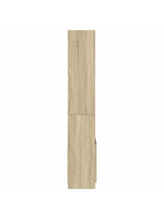 Skříň highboard dub sonoma 63 x 33 x 180 cm kompozitní dřevo