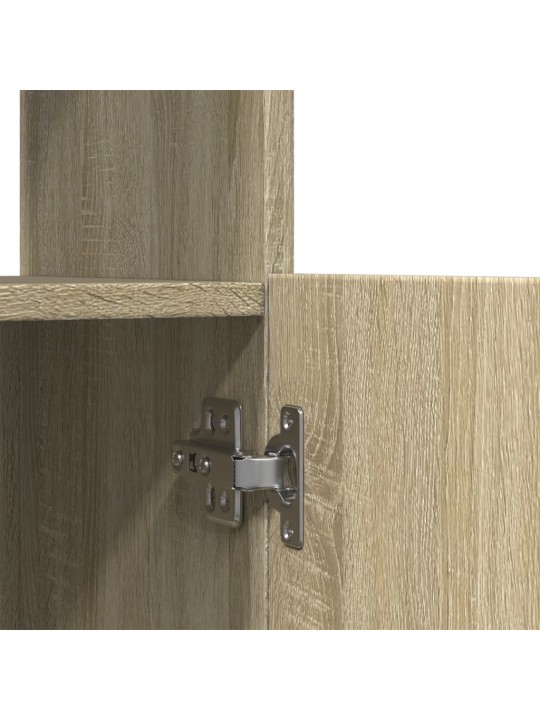 Skříň highboard dub sonoma 63 x 33 x 180 cm kompozitní dřevo