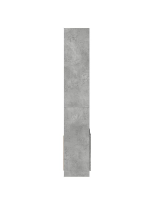 Skříň highboard betonově šedá 63 x 33 x 180 cm kompozitní dřevo