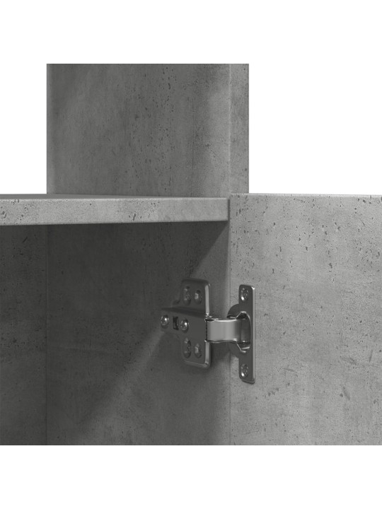 Skříň highboard betonově šedá 63 x 33 x 180 cm kompozitní dřevo
