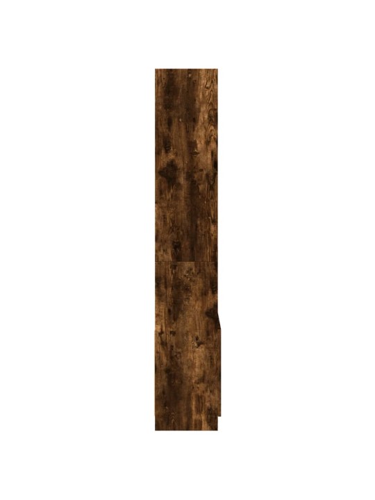 Skříň highboard kouřový dub 63 x 33 x 180 cm kompozitní dřevo