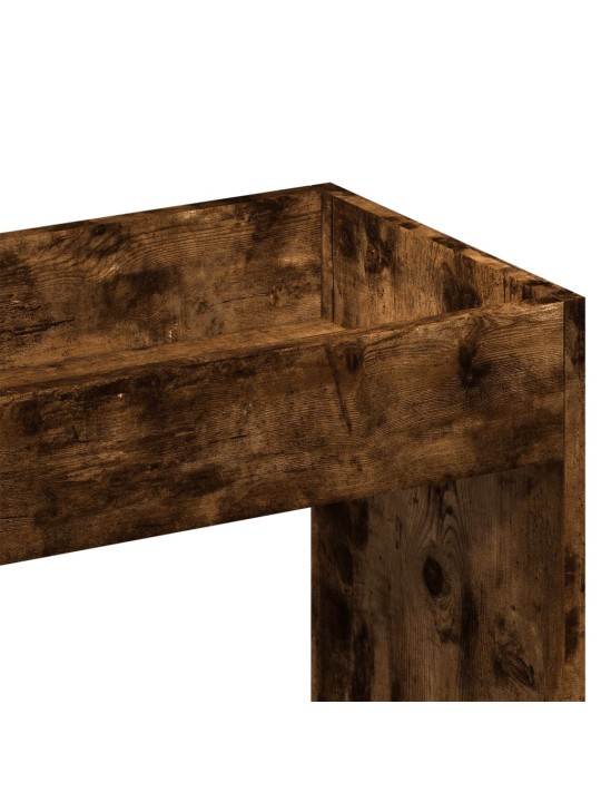 Skříň highboard kouřový dub 63 x 33 x 180 cm kompozitní dřevo