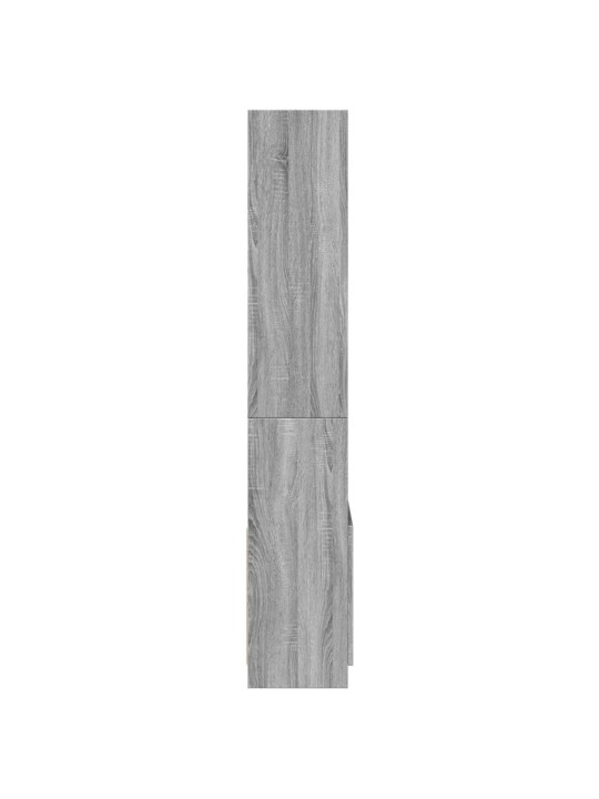 Skříň highboard šedá sonoma 63 x 33 x 180 cm kompozitní dřevo