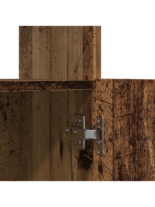 Skříň highboard old wood 63 x 33 x 180 cm kompozitní dřevo
