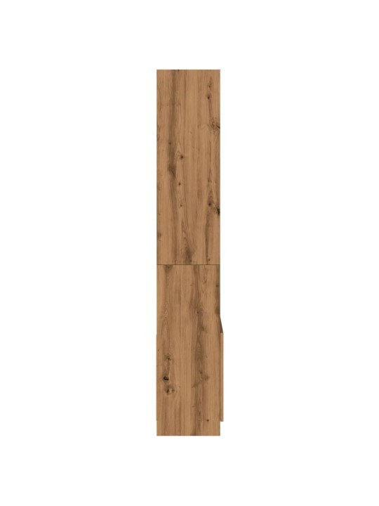 Skříň highboard dub artisan 63 x 33 x 180 cm kompozitní dřevo