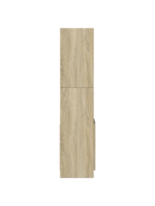 Skříň highboard dub sonoma 92 x 33 x 140 cm kompozitní dřevo