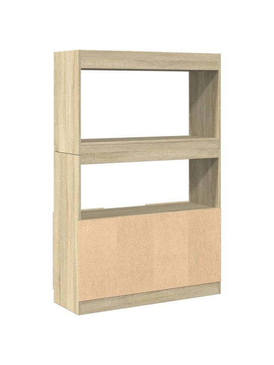 Skříň highboard dub sonoma 92 x 33 x 140 cm kompozitní dřevo