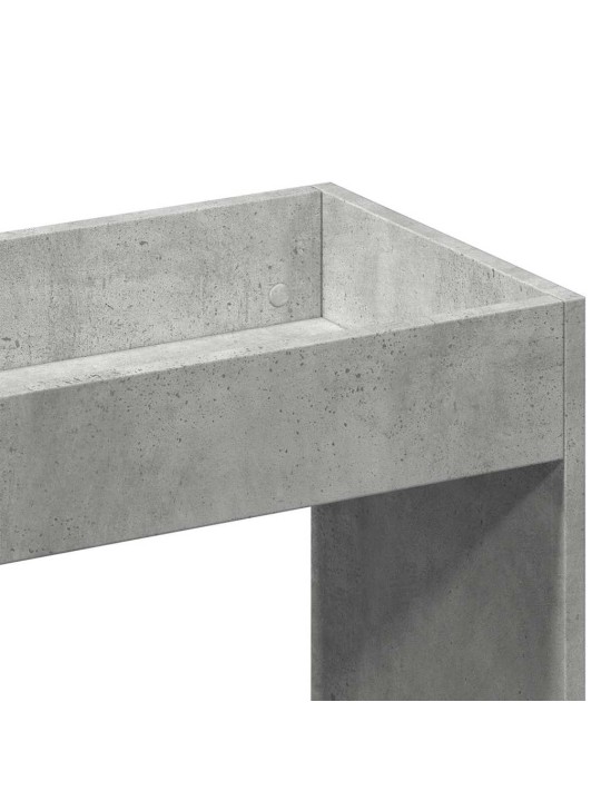 Skříň highboard betonově šedá 92 x 33 x 140 cm kompozitní dřevo