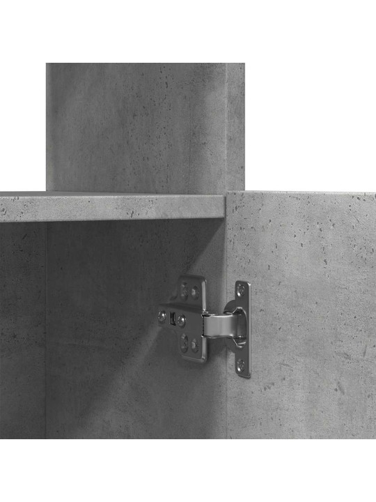 Skříň highboard betonově šedá 92 x 33 x 140 cm kompozitní dřevo