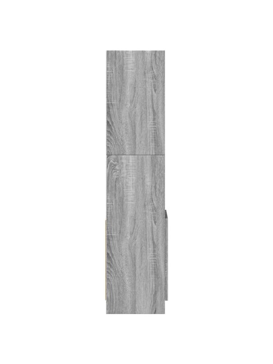 Skříň highboard šedá sonoma 92 x 33 x 140 cm kompozitní dřevo
