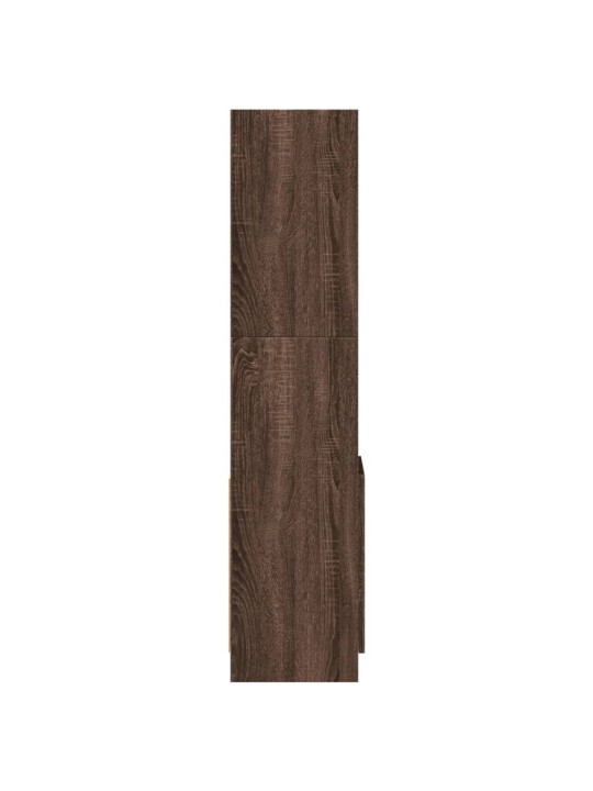 Skříň highboard hnědý dub 92 x 33 x 140 cm kompozitní dřevo