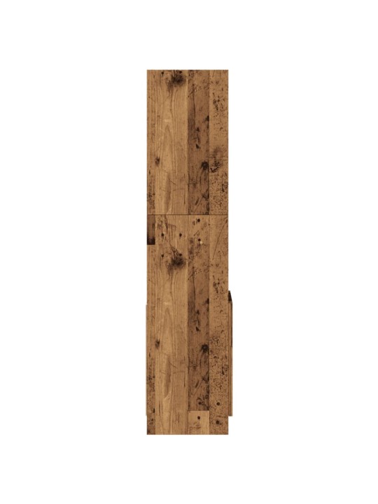 Skříň highboard old wood 92 x 33 x 140 cm kompozitní dřevo