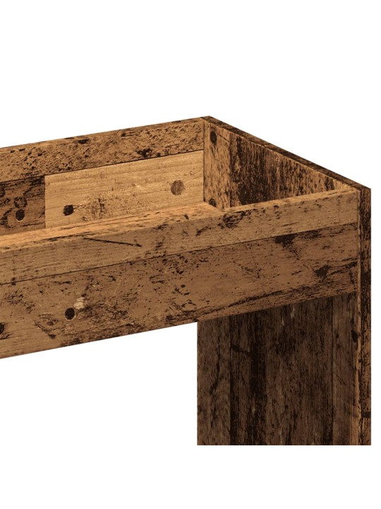 Skříň highboard old wood 92 x 33 x 140 cm kompozitní dřevo