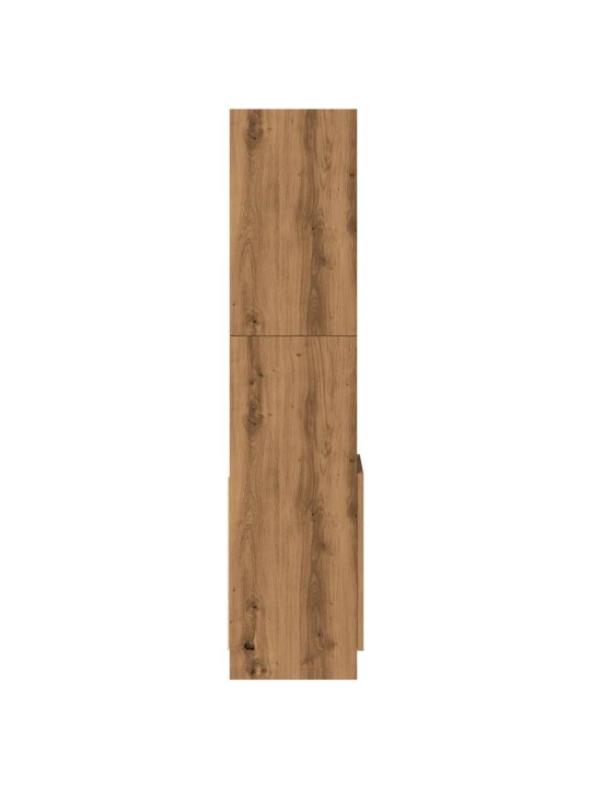 Skříň highboard dub artisan 92 x 33 x 140 cm kompozitní dřevo