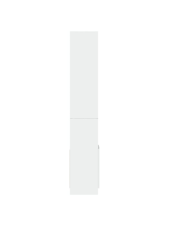 Skříň highboard bílá 92 x 33 x 180 cm kompozitní dřevo