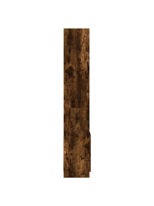 Skříň highboard kouřový dub 92 x 33 x 180 cm kompozitní dřevo
